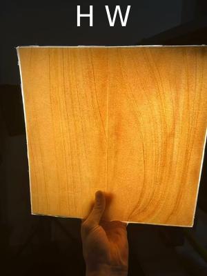 Transparent Modern Light PC Stone Laminate