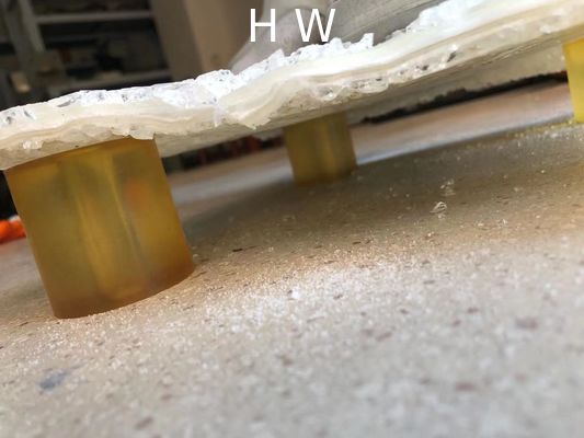 3mm Stone Laminated Glass Humidity Resistant UV Stable