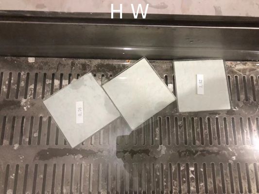 Outdoor Bacstone Glass Laminate , Impact Resistant Laminated Glass 6.4 mm