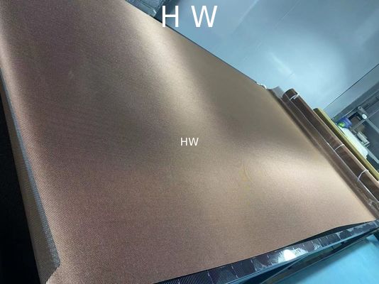 Copper Color Metal Coated Decorative Mesh Fabric