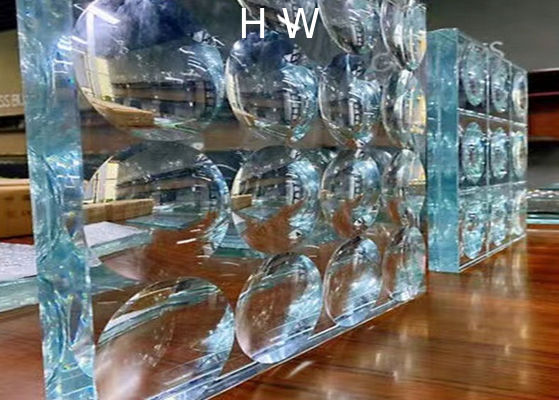 3D Shape Pattern Carved SGP Interlayer Glass