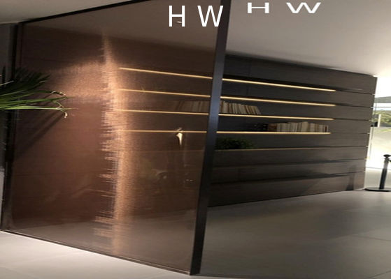 SGP Laminated Flat Metalspurc Glass For Decorative Glass