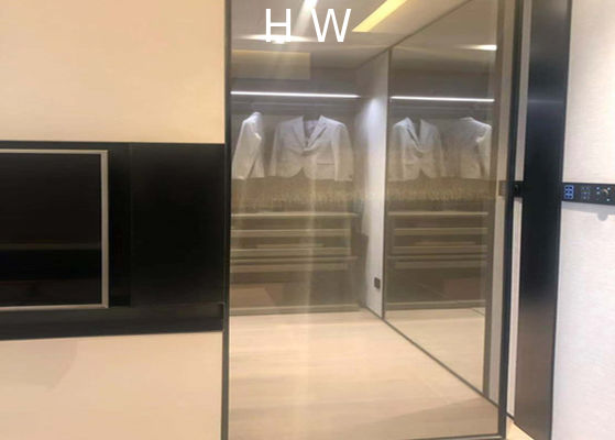 Decorative Door Metalspurc Glass , 150X300CM Bronze Laminated Glass