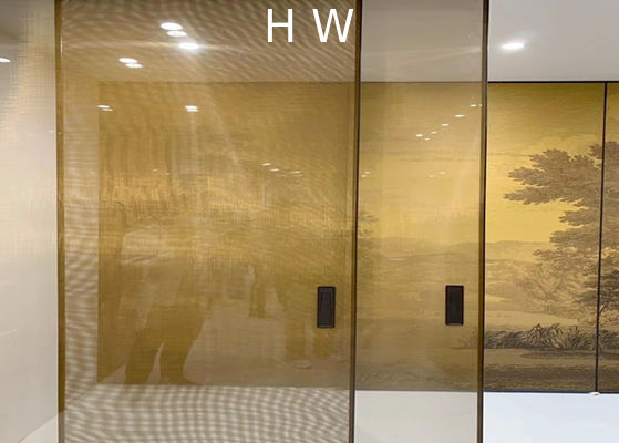 Sliding Door 15mm Metal Mesh Laminated Glass