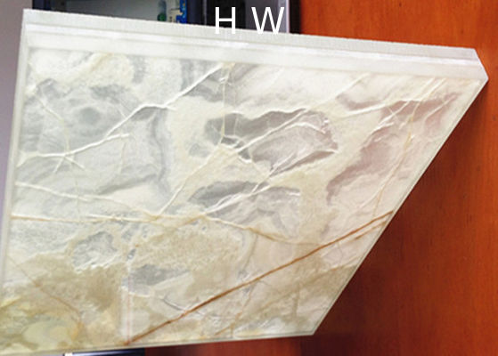 Ultra Thin Stone Marble Ultra Clear Laminated Glass
