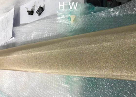 Decorative Metalspurc Glass , Flat Lami Tempered Glass