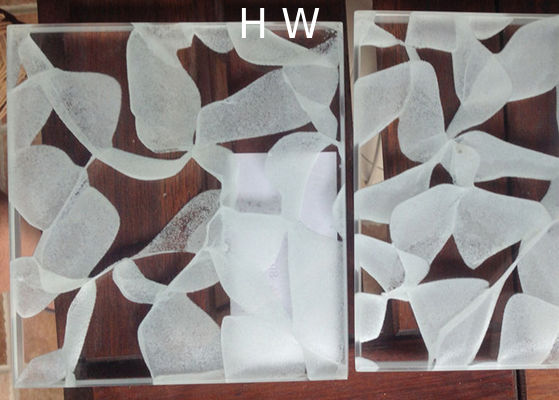 Fused SGP Laminated Glass , 8mm Laminated Glass For Decoration