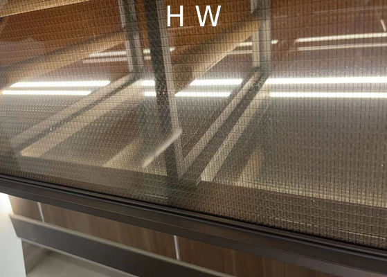Minimalism Style Decorative Laminated Glass With Wire Mesh