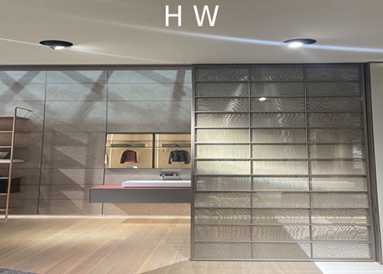 CE Wire Mesh Laminated Glass , Laminated Glass With Metal Mesh Interlayer