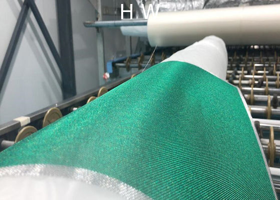 Green Ghost Metal Coated Polymer Fabric For Decorative Glass