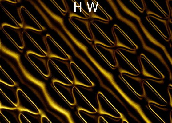 Printed EVA Laminated Glass 11.5mm Liquid Stereoscopic Effect Pattern