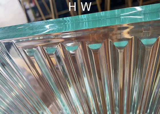 CNC Carved SGP Laminated Glass , 10mm Laminated Glass Sentryglas Plus Interlayer