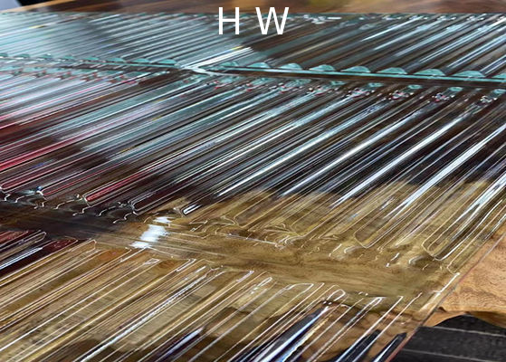 CNC Carved Decorative Laminated Glass , 18mm Laminated Glass