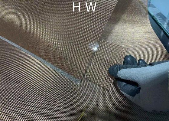 Color Metal Coated Mesh Fabric Glass Laminates / BR Metal Coated Mesh Fabric Glass Partition