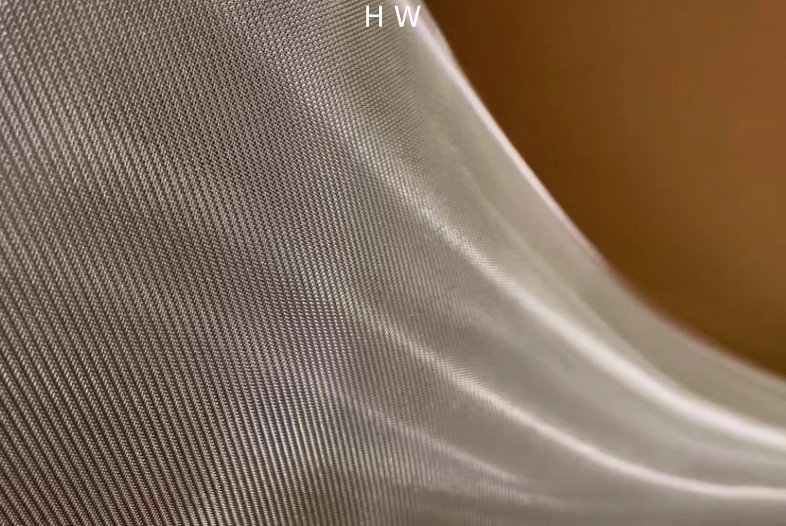 Metalspurc Metal Coated Mesh Fabric Interlayer For Laminated Glass / Metalspurc Fabric with one side black