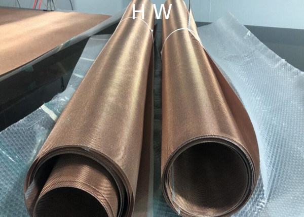 Copper Color Metal Coated Mesh Fabric Glass Laminate /  Cu Color Metal Mesh Fabric Glass Laminate