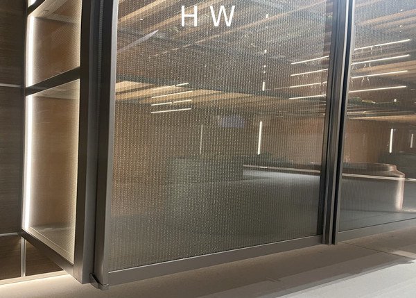 Tailormade Metal Coated Glass Laminate Door / Customized Metal Coated Glass Laminate Door